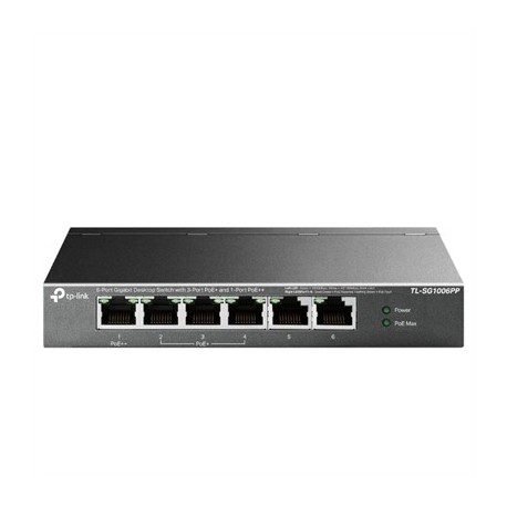 TP-LINK TL-SG1006PP SWITCH 6XGB (3XPOE+ 1XPOE++)