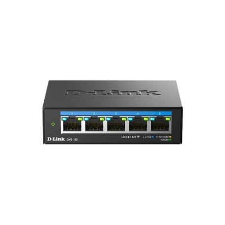 D-LINK DMS-105 5X2.5MGB UNMANAGED SWITCH