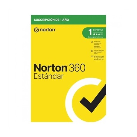 NORTON 360 STANDARD 10GB ES 1L/1A  ESD