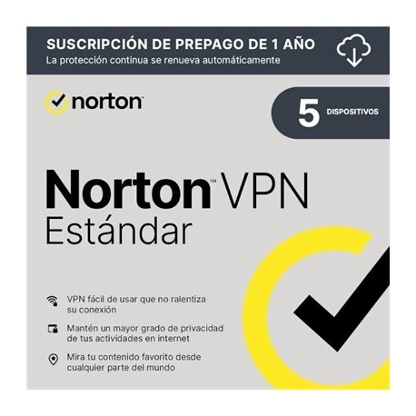 NORTON VPN STANDARD 5L/1A