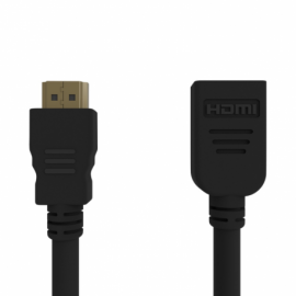 CABLE HDMI GEMBIRD EXTENSION MACHO HEMBRA V2.0 ALTA VELOCIDAD CON ETHERNET 0,5M