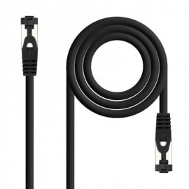 NANOCABLE CABLE RED CAT. 8.1 SSTP NEGRO 0,5M
