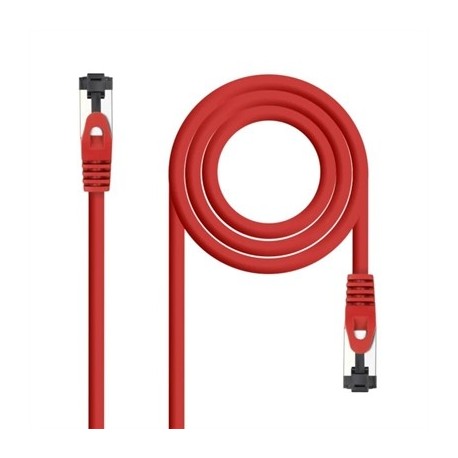 NANOCABLE CABLE RED CAT. 8.1 2GHZ SSTP ROJO 0,30M