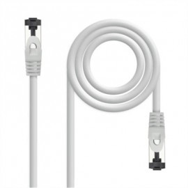 NANOCABLE CABLE RED CAT. 8.1 2GHZ SSTP BLANCO 30CM