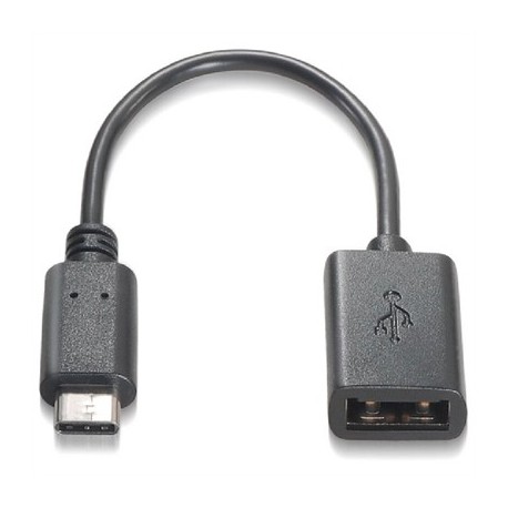 NANOCABLE CABLE USB 2.0 3A, USB-C/M-A/F, 15CM