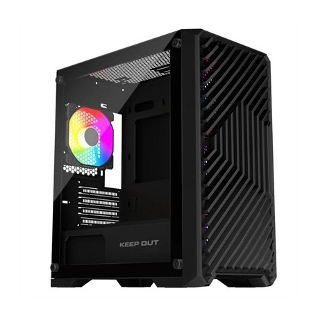KEEP OUT CAJA M-ATX XC-220 ARGB 4FANS USB3.0 BLACK