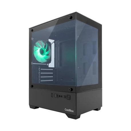 COOLBOX CAJA GAMING MATX GM200 V.LITE S.FTE ARGB N