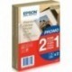 EPSON PAPEL PREMIUM GLOSSY PHOTO 255 GR, 10 X 15CM, 40H. PROMOCION 2X1