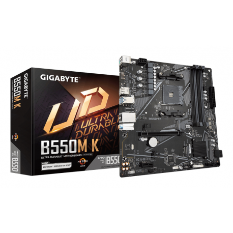 PLACA BASE GIGABYTE B550M K AM4 MATX 4XDDR4