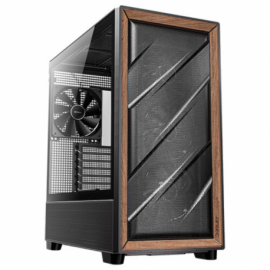 CAJA GAMING ANTEC FLUX E-ATX 2XUSB3.0 ,1XTYPE C 10GBPS S/F WOOD