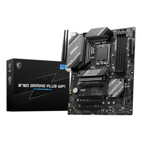 PLACA BASE MSI PRO B760 GAMING PLUS WIFI 1700 ATX 4XDDR5