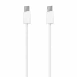 CABLE AISENS USB 2.0 3A 60W APPLE USB-C/M-USB-C/M BLANCO 1.0M