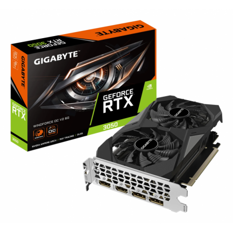 TARJETA GRAFICA GIGABYTE RTX 3050 WINDFORCE OC V2 6GB GDDR6 DLSS3