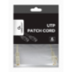 CABLE RED GEMBIRD UTP CAT6 0,25M COBRE GRIS