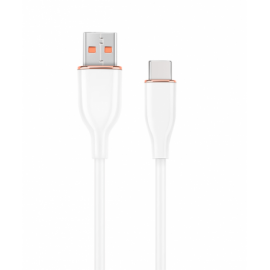 CABLE DE CARGA Y DATOS GEMBIRD USB TIPO C DE SILICONA PREMIUM 1,5 MBLANCO