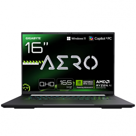 PORTATIL GIGABYTE AERO X16 2WHA3ESC64AH AI R9 HX370 32GB 1TB RTX5070 16"QHD W11H