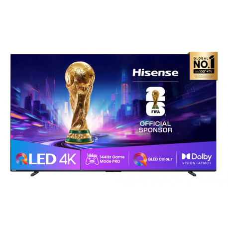 TV HISENSE 100E7Q PRO 100" 4K ULTRA HD SMART TV WIFI NEGRO