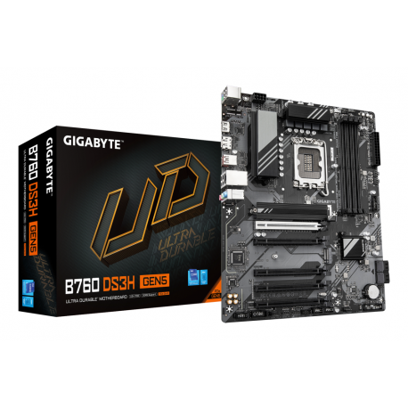 PLACA BASE GIGABYTE B760 DS3H  GEN5 1700 AX ATX 4XDDR5