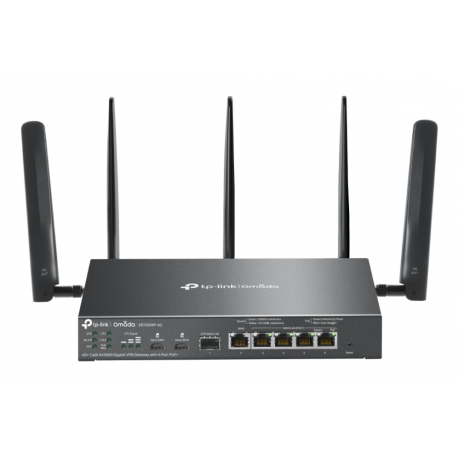 ROUTER OMADA AX3000 VPN 4G+ CAT6 CON 4 PUERTOS POE+