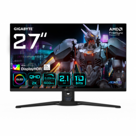 MONITOR GAMING GIGABYTE G27QQ5P 27" 2560X1440 QHD500HZ OLED KVM G-SYNC FREESYNC