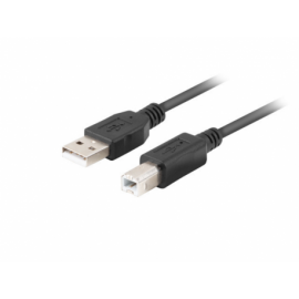 CABLE LANBERG IMPRESORA USB-A MACHO-USB-B MACHO 2.0 1M CON FERRITA CAJA RETAIL