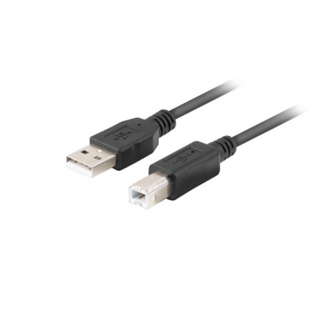 CABLE LANBERG IMPRESORA USB-A MACHO-USB-B MACHO 2.0 1M CON FERRITA CAJA RETAIL