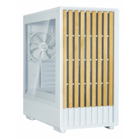 CAJA ZALMAN P10 NAMU ATX 4 XVENT 120MM ARGB 2XUSB 3.0 BLANCO S/N FUENTE