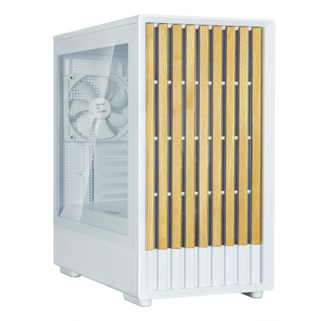 CAJA ZALMAN P10 NAMU ATX 4 XVENT 120MM ARGB 2XUSB 3.0 BLANCO S/N FUENTE