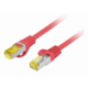 CABLE RED LANBERG LATIGUILLO CAT.6A S/FTP LSZH CU 1M ROJO FLUKE PASSED