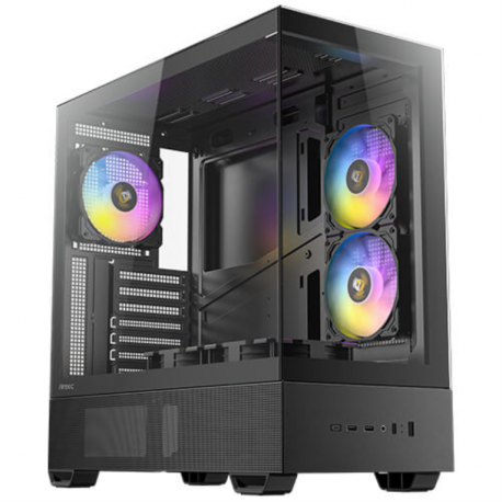 CAJA ANTEC CX705 ARGB MID-TOWER ATX PANORAMICA 270. 5XVENT 120MM PWM