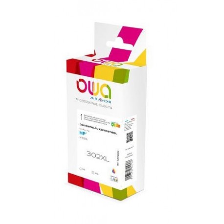 ARMOR    OWA INKJET REMAN REMAN.FOR HP 302XL 3C V2 3 COLOURS BOX