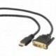 GEMBIRD CABLE HDMI(M) A DVI(M) 18+1P ONE LINK 1.8