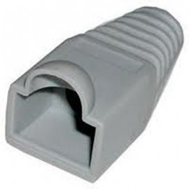 NANOCABLE FUNDA CONECTOR RJ45 PLASTICO GRIS 10 UND