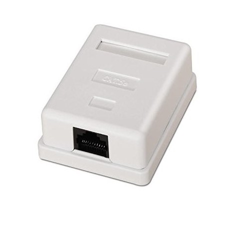 NANOCABLE ROSETA SUPERFICIE CAT.6 UTP 1 TOMA