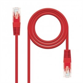 NANOCABLE LATIGUILLO RJ45 CAT.6 UTP ROJO, 3.0 M