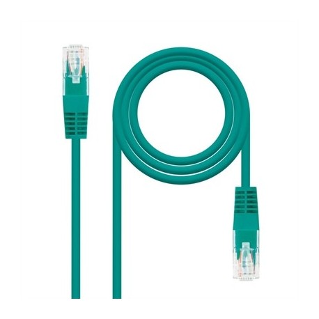NANOCABLE LATIGUILLO RJ45 CATEGORIA 6 UTP 2M VERDE