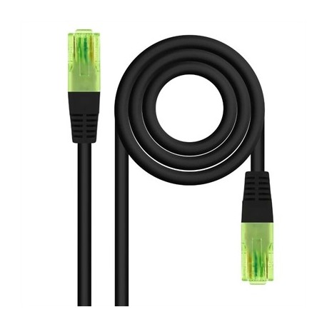 NANOCABLE CABLE RJ45 CAT.6 UTP CCA 25CM NEGRO