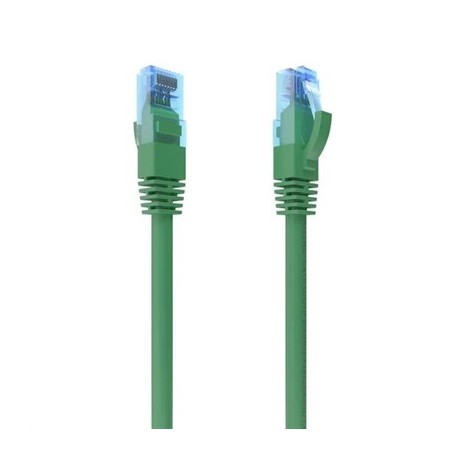 AISENS CABLE RJ45 CAT.6 UTP AWG26 CCA VERDE 30CM