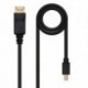 NANOCABLE MINI DP/DISPLAYPORT, MINI DP/M-DP/M, 2 M