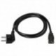 AISENS CABLE ALIMENTACION CEE7M-C13H NEGRO 3.0M
