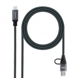 NANOCABLE CABLE USB3.2 100W USB-C+A/USB-C 1 M