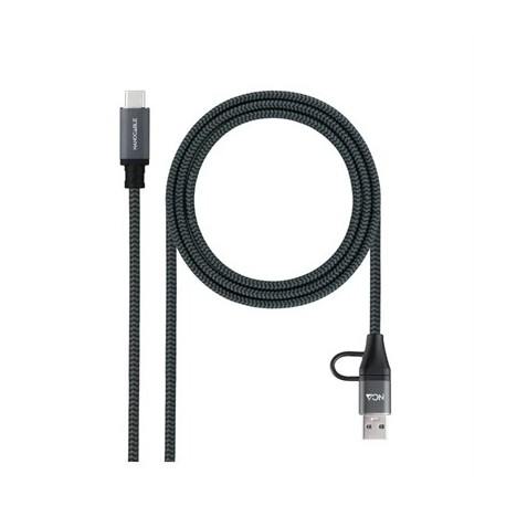 NANOCABLE CABLE USB3.2 100W USB-C+A/USB-C 3 M