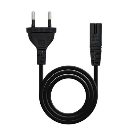 NANOCABLE CABLE ALIM. FORMA 8 CEE7/16/M-C7/H, 2M