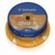 VERBATIM DVD-R 4.7GB 16X TARRINA 25UDS