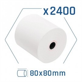 PALET 2400 ROLLOS PAPEL TERMICO SIN BPA 80X80MM
