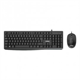 NILOX TECLADO Y RATON USB NXKME0012 NEGRO