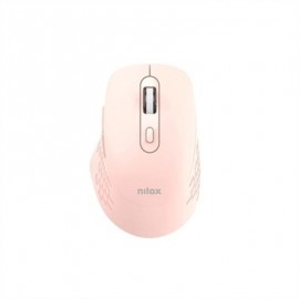 NILOX RATON DUAL WIRELESS 1600DPI SILEN. ROSA