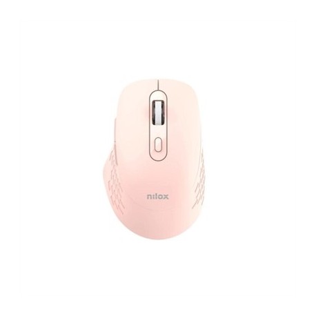 NILOX RATON DUAL WIRELESS 1600DPI SILEN. ROSA