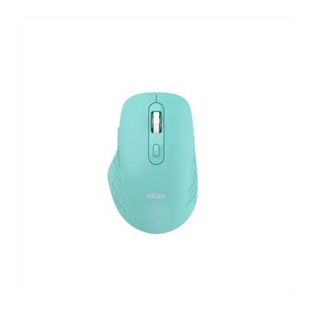 NILOX RATON DUAL WIRELESS 1600DPI SILEN. CYAN