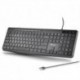 NGS TECLADO USB SPECTRA ULTRA SLIM SILEN. USB-A